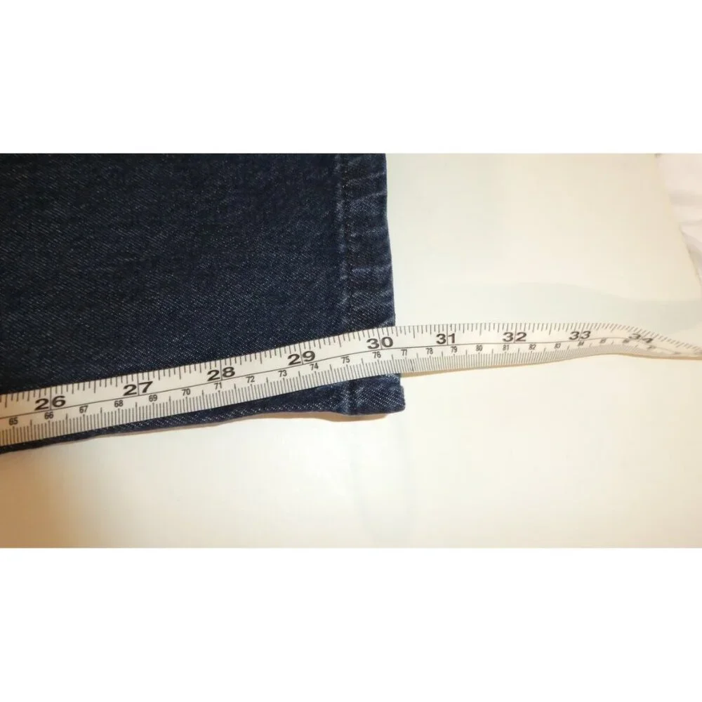 Gap Mid Rise 90s Loose Carpenter Jeans - Dark Blue - Picture 11 of 15